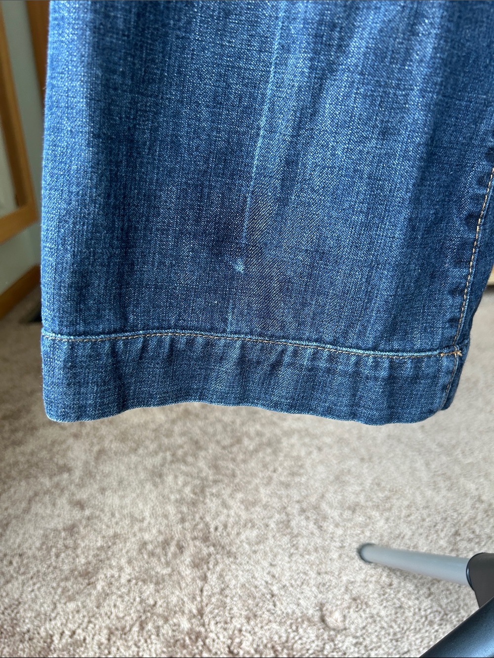 7 For All Mankind Bootcut Jeans in Medium Blue Fade - Picture 16 of 16